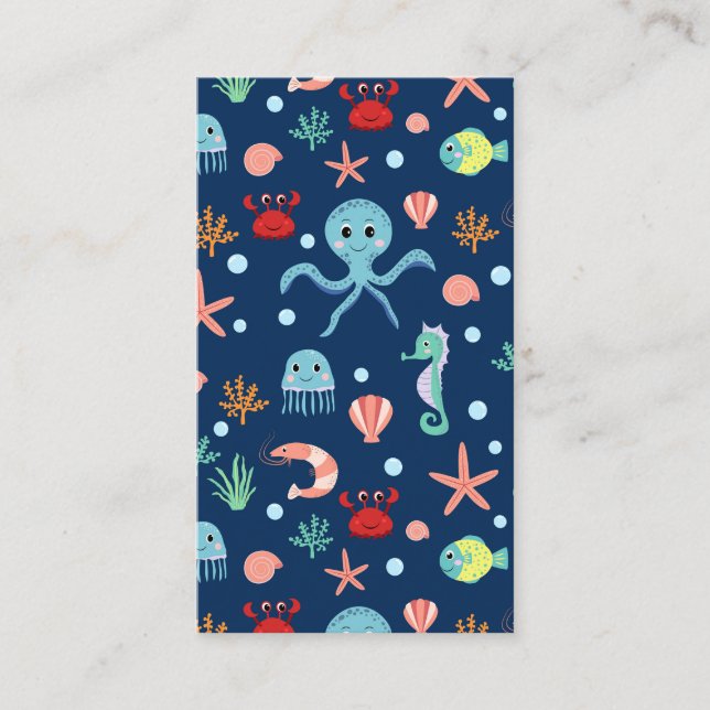 Sea World Business Card (Front)
