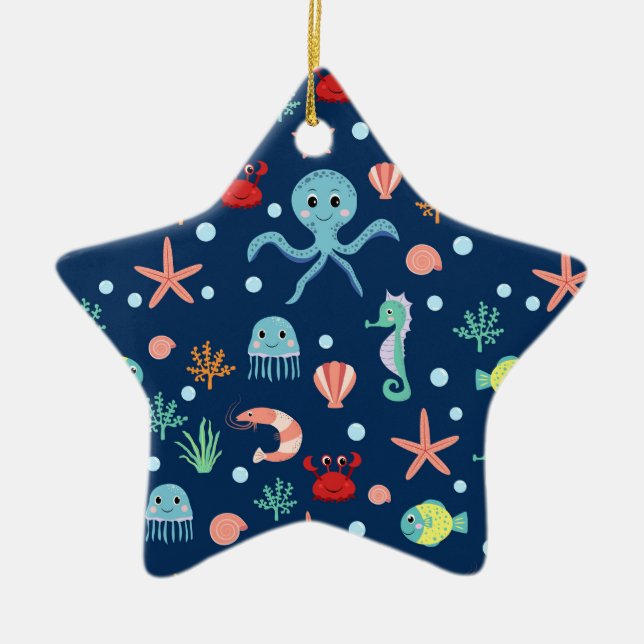 Sea World Ceramic Ornament (Front)