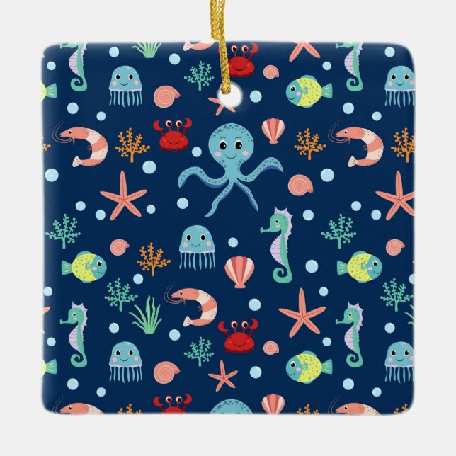 Sea World Ceramic Ornament (Front)