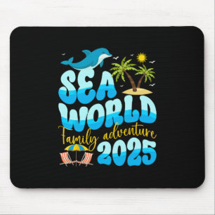 Sea World Dolphin Family Adventure Trip 2025 Sprin Mouse Pad