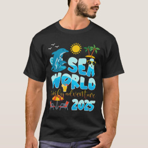 Sea World Dolphin Family Adventure Trip 2025 Sprin T-Shirt