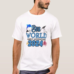 Sea World Family Adventure 2024,family vacation  T-Shirt