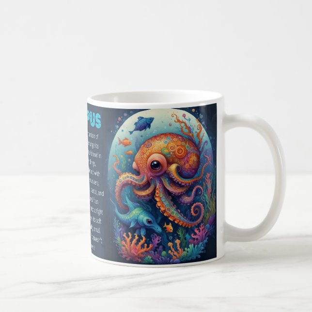 SEA WORLD - octopus Coffee Mug (Right)