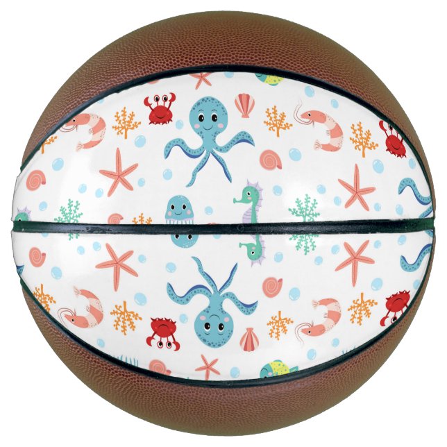Sea World pattern Basketball (Front)