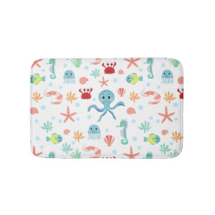 Sea World pattern Bath Mat