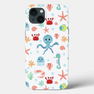 Sea World pattern iPhone 13 Case