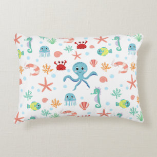 Sea World pattern Decorative Cushion
