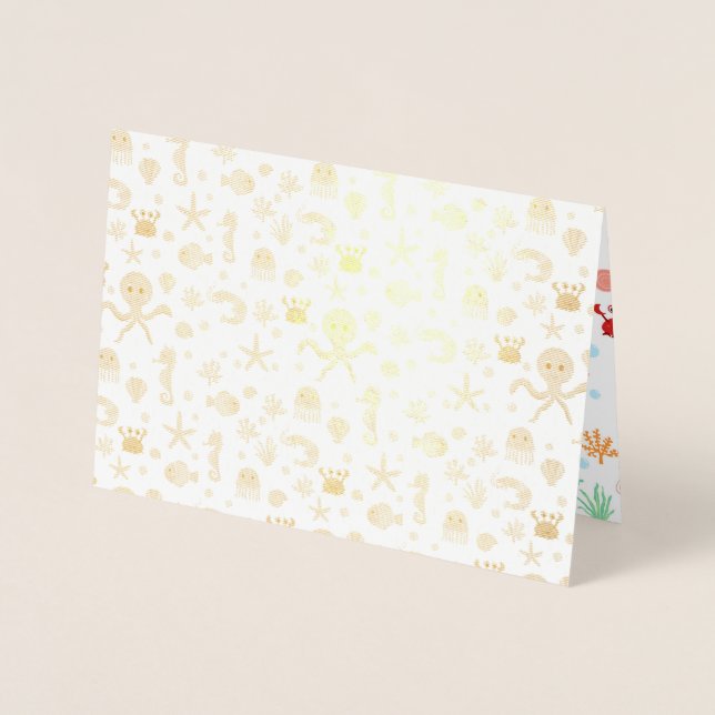 Sea World pattern Foil Card (Front)