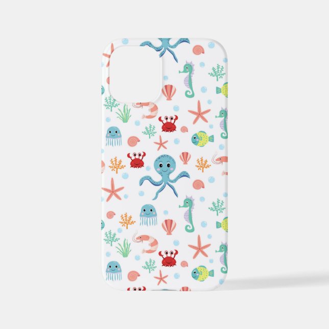 Sea World pattern iPhone Case (Back)