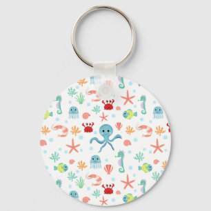 Sea World pattern Key Ring