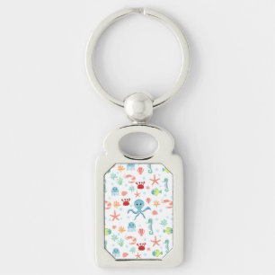 Sea World pattern Key Ring