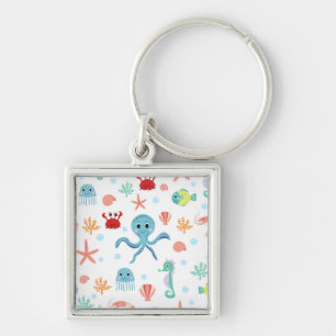 Sea World pattern Key Ring