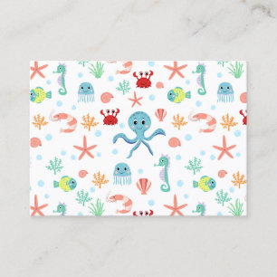 Sea World pattern Loyalty Card