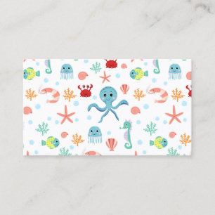 Sea World pattern Loyalty Card