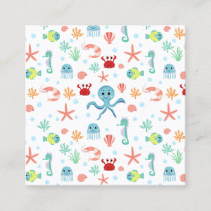 Sea World pattern Loyalty Card