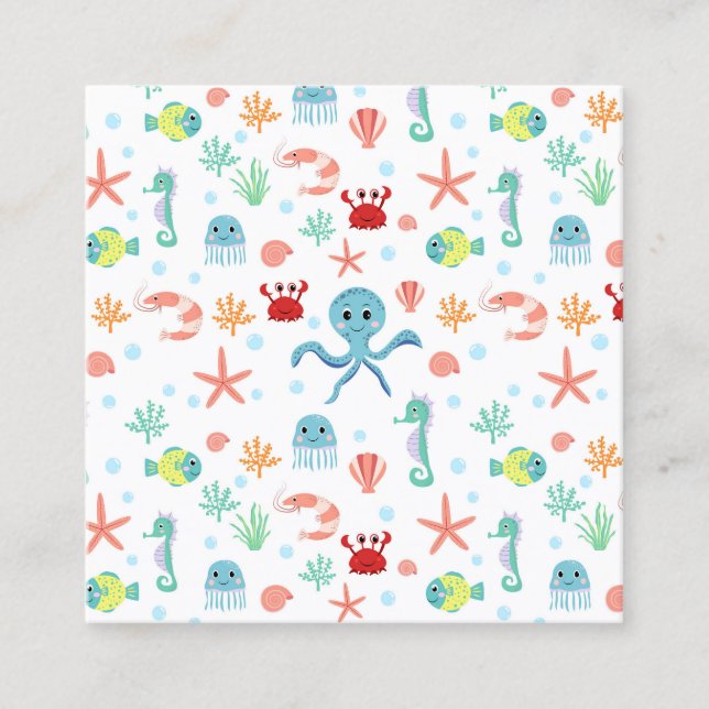 Sea World pattern Loyalty Card (Front)