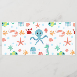 Sea World pattern Menu