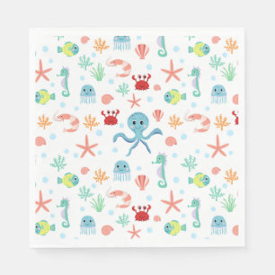 Sea World pattern Napkin