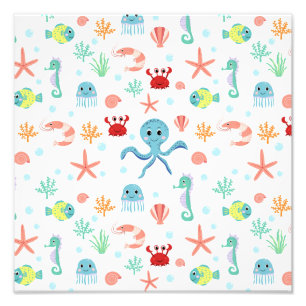 Sea World pattern Photo Print