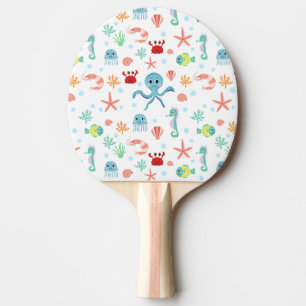 Sea World pattern Ping Pong Paddle