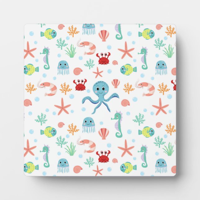 Sea World pattern Plaque (Front)