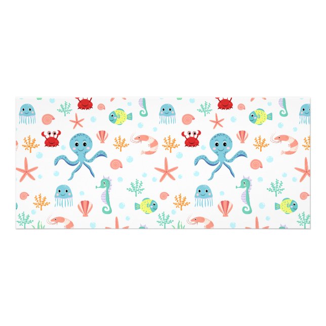 Sea World pattern Rack Card (Front)
