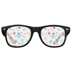 Sea World pattern Retro Sunglasses