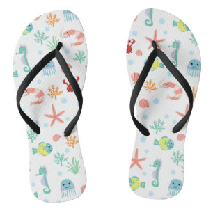 Sea World pattern Thongs