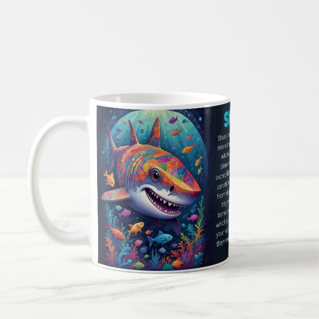 SEA WORLD - shark Coffee Mug (Left)