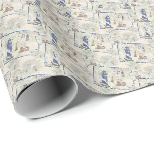 sea  wrapping paper