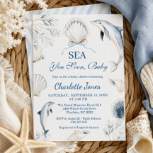 Sea You Soon Baby Boy Coastal Baby Shower