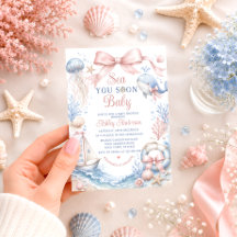 Sea You Soon Baby Girl Baby Shower