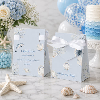 Sea you soon, Baby Shower Boy Coastal Gift Favour Box