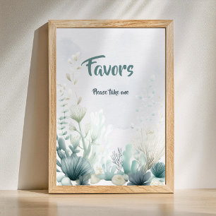 Sea You Soon Baby Shower Favors Sign