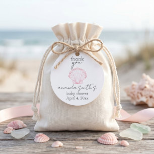 Sea You Soon Baby Shower Favour Sticker