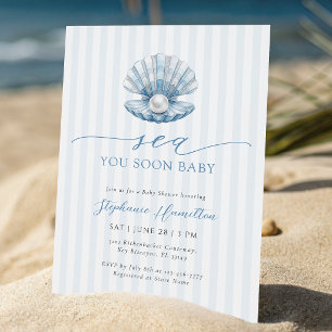 Sea You Soon Baby Shower Invitation