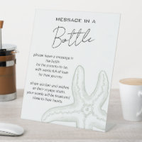 Sea You Soon Baby Shower Message in a Bottle