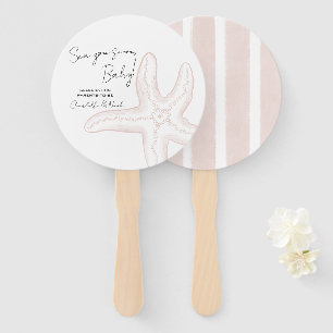 Sea You Soon Baby Shower Set of Fans