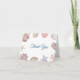 Sea You Soon Baby Shower Thank You Card
