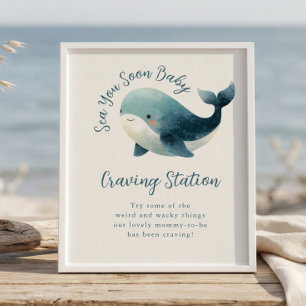 Sea You Soon Craving Station Baby Shower sign