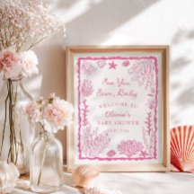 Sea You Soon Girl  Baby Shower 