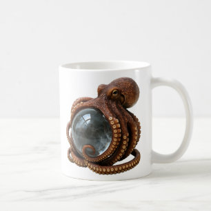 Seabed octopus coffee mug