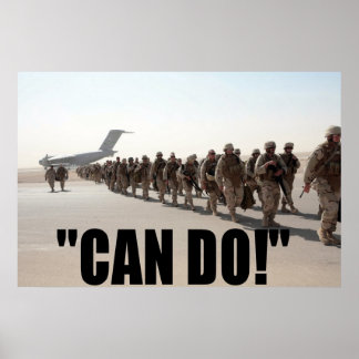 Seabees Can Do Poster