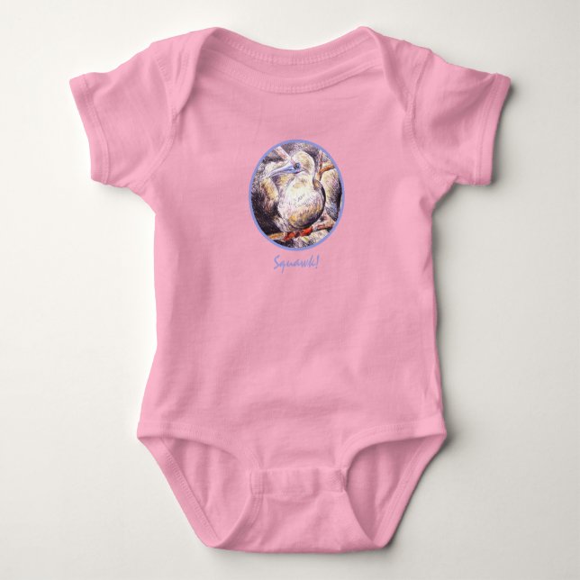 Seabird (Vivid Colour choices) Baby Bodysuit (Front)