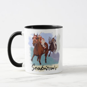 “Seabiscuit” vs War Admiral  - Personalize Your Mug