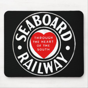 Seaboard Air Line Railway Heart Logo Mouse Pad