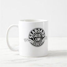 Seaboard Railway Vintage Railroad Logo Mug