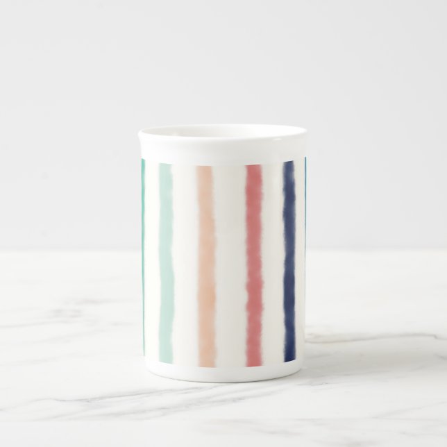 Seabreeze Stripes Bone China Mug (Front)