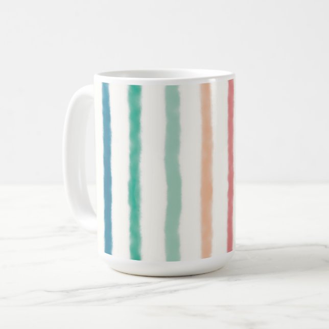 Seabreeze Stripes Coffee Mug (Front Left)