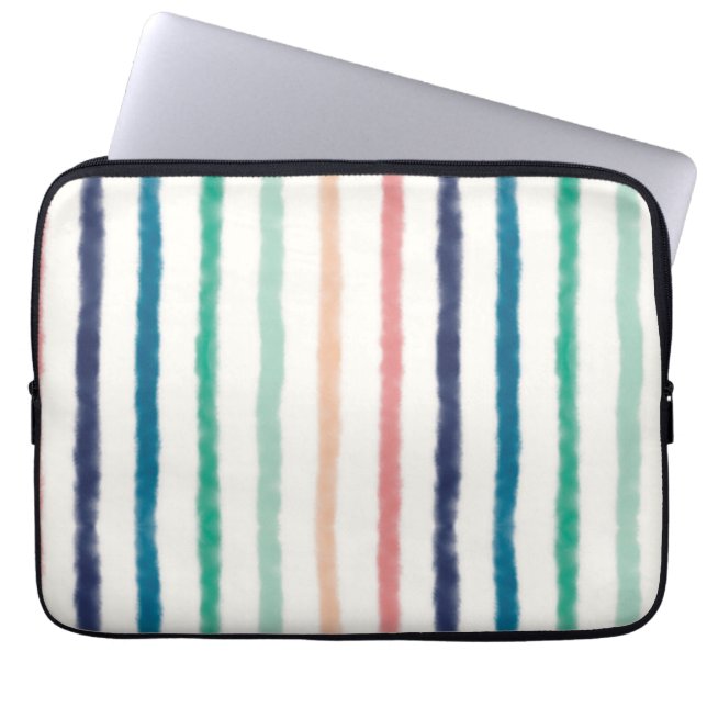 Seabreeze Stripes Laptop Sleeve (Front)